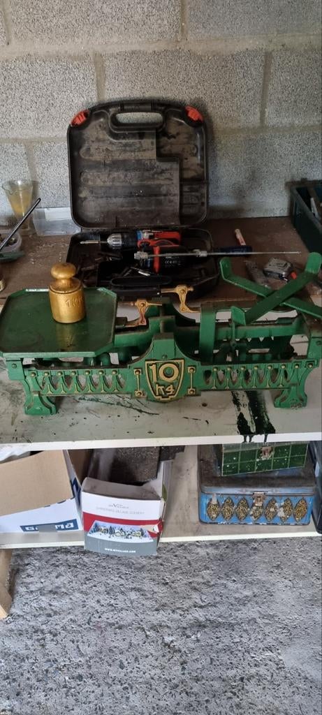 Prachtige antieke weegschaal mooi en gaaf, Antiek en Kunst, Ophalen of Verzenden