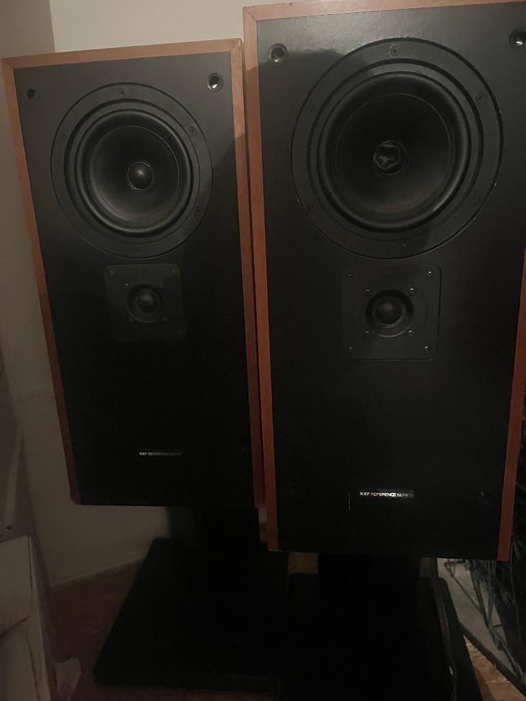Enceintes sur pied KEF avec Egaliseur KUBE, TV, Hi-fi & Vidéo, Autres marques, Enlèvement ou Envoi, Utilisé, Autres types