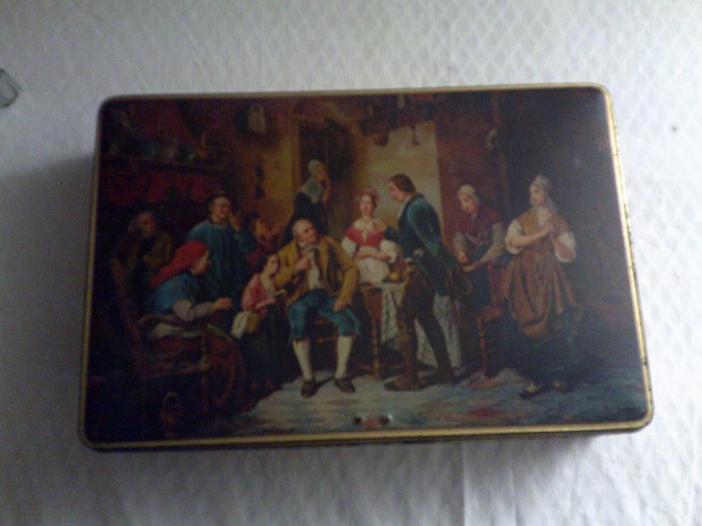 Vintage blik, Verzamelen, Ophalen of Verzenden, Gebruikt, Overige, Overige merken