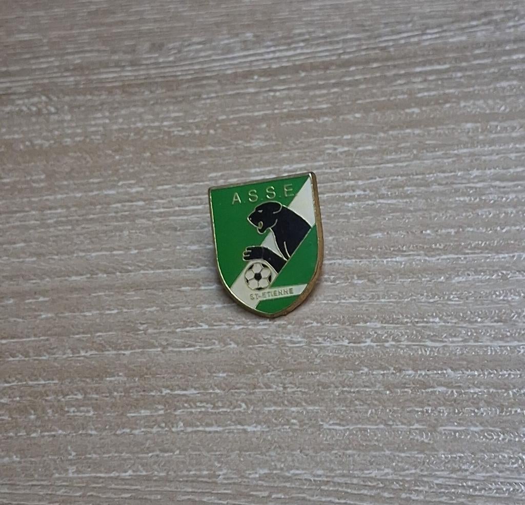 PIN - A.S.S.E. SAINT-ETIENNE - VOETBAL - FOOTBALL, Collections, Envoi, Utilisé, Sport, Insigne ou Pin's