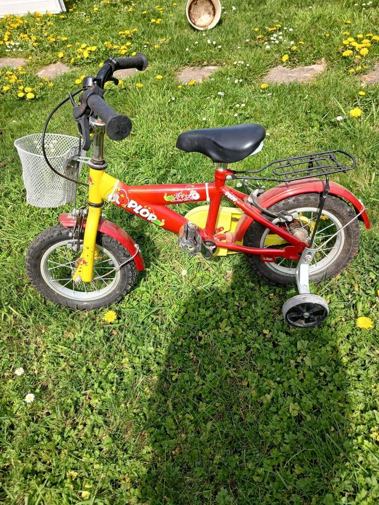 12 inch plopfiets met zijwieletjes, Fietsen en Brommers, Fietsen | Kinderfietsjes, Ophalen of Verzenden