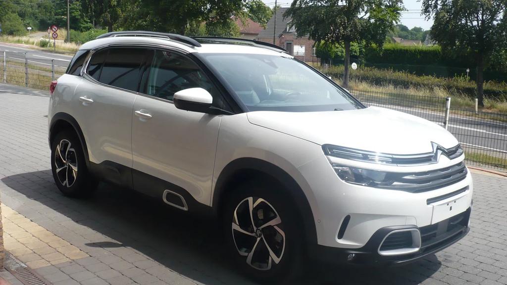 Citroën C5 Aircross glx leder gps (bj 2020), Auto's, Gebruikt, C5 Aircross, USB, Wit