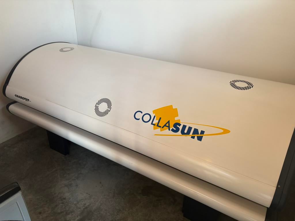 Zonnebank, Elektronische apparatuur, Zonnebanken en Gezichtsbruiners, Ophalen, Gebruikt, Zonnebank dubbelzijdig