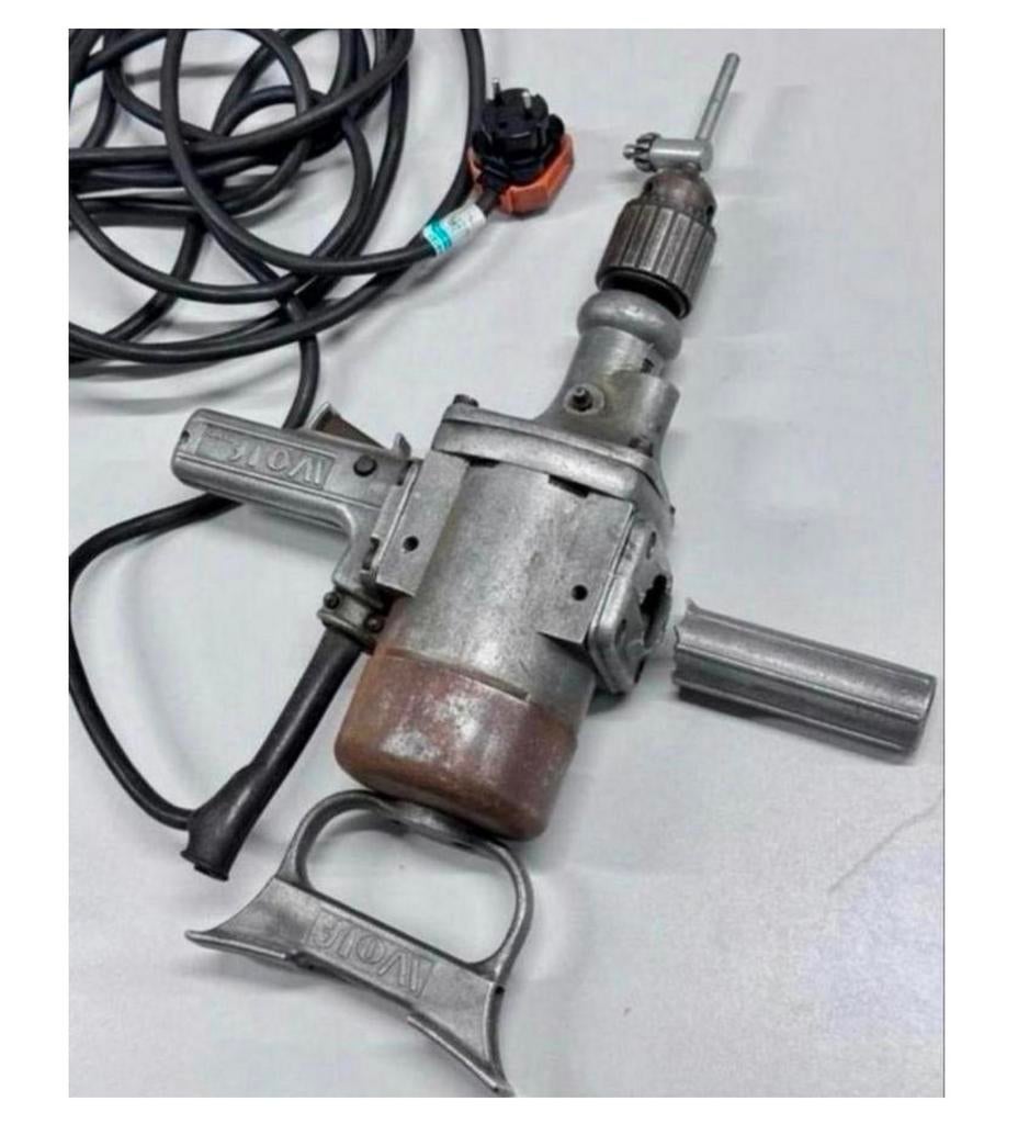 Perceuse électrique robuste Wolf, 250 volts, vintage, Enlèvement ou Envoi, Utilisé, Perceuse