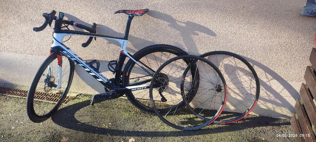 Scott racefiets voor op de weg Foil 10, Gebruikt, Carbon, 10 tot 15 versnellingen, Heren