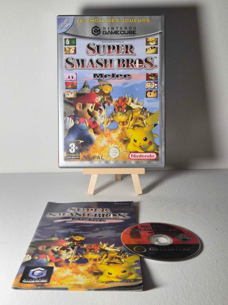 Super Smash Bros. Melee - GameCube - Volledig, Games en Spelcomputers, Games | Nintendo GameCube, Gebruikt, Vechten, 1 speler