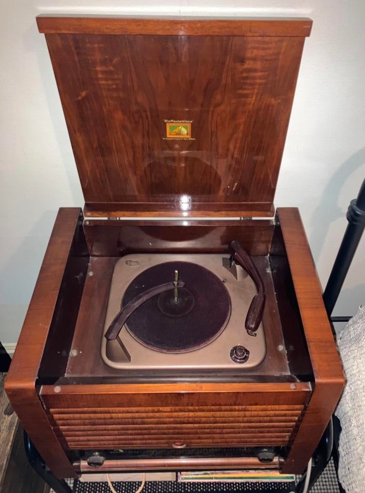 Radio/Gramophone « LA VOIX DE SON MAÎTRE », Antiquités & Art, Enlèvement