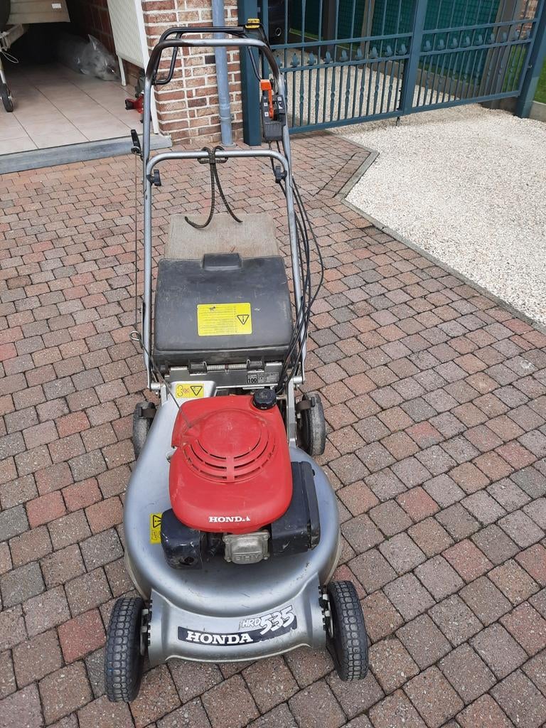 Honda grasmaaier, Ophalen