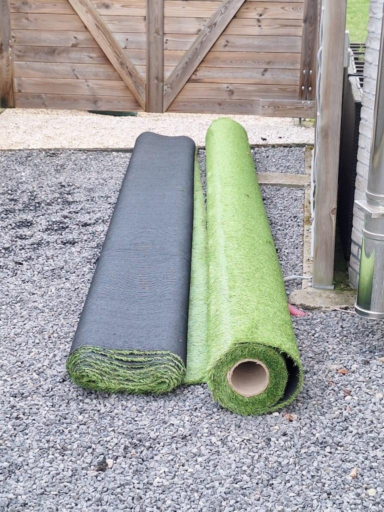 Nieuw kwaliteit kunstgras: verkoop op rol: 34m2, Tuin en Terras, Ophalen, Nieuw, 20 m² of meer, Kunstgras