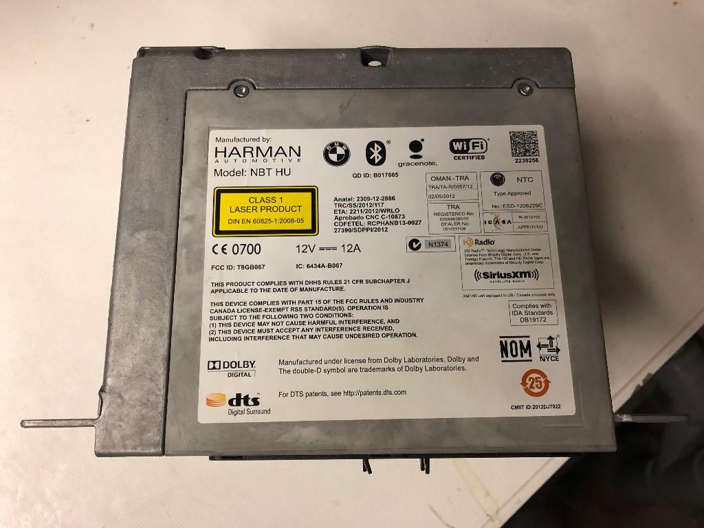 BMW f10 f11 f20 f30 f31 f32 f33 f34 f36 nbt, Auto-onderdelen, Dashboard en Schakelaars, BMW, Gebruikt, Ophalen of Verzenden