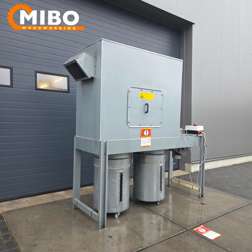 Holtrop jansma afzuiging 2 containers compact, Ophalen of Verzenden