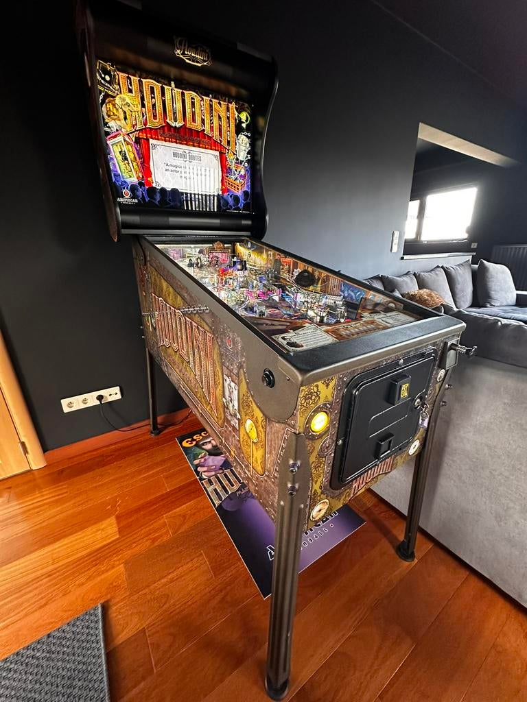Flipper HOUDINI van American Pinball, Verzamelen, Automaten | Flipperkasten, Zo goed als nieuw, Ophalen