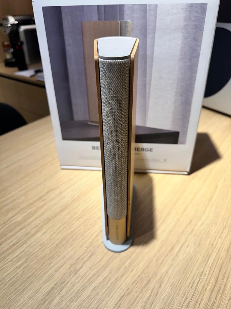 Bang & Olufsen Beosound Emerge Gold Tone EX DEMO - B&O, Overige merken, Info@bang-olufsen.dk, Ophalen of Verzenden, Zo goed als nieuw
