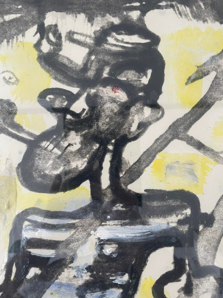 - Fred Bervoets - ets opgehoogd  met aquarel en gouache, Ophalen