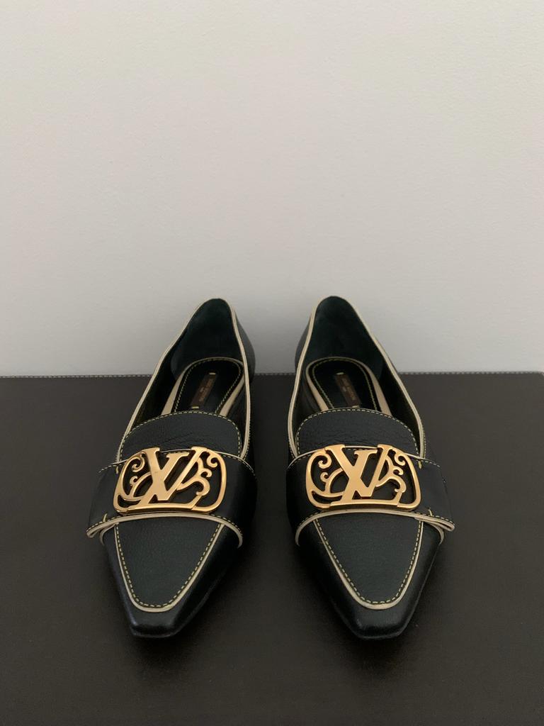 LOUIS VUITTON schoenen (37/Gemaakt in Frankrijk), Louis vuitton, Ophalen of Verzenden, Zo goed als nieuw, Zwart