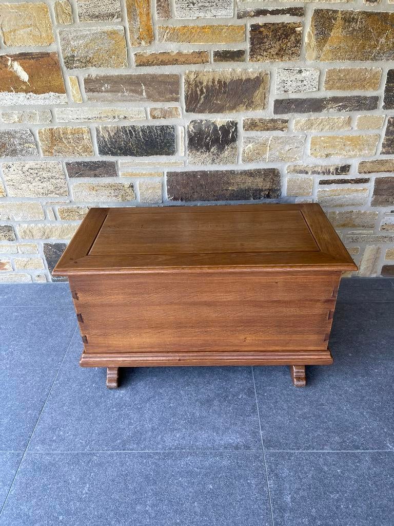 Coffre en Chêne Massif, 50 à 100 cm, Comme neuf, Chêne, Moins de 50 cm