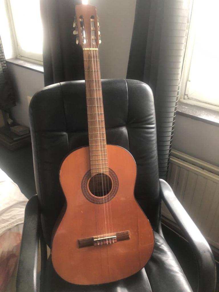 Gitaar, Muziek en Instrumenten, Snaarinstrumenten | Gitaren | Bas, Ophalen, Gebruikt, Akoestisch, 6-snarig