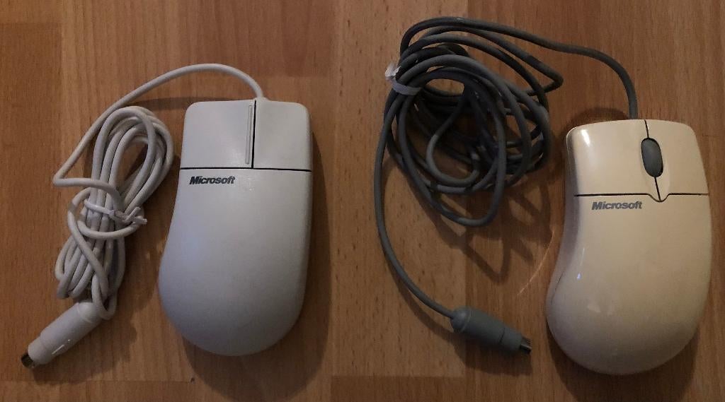 Microsoft Original Intellimouse (PS2), Computers en Software, Muizen, Ophalen, Muis, Rechtshandig, Zo goed als nieuw