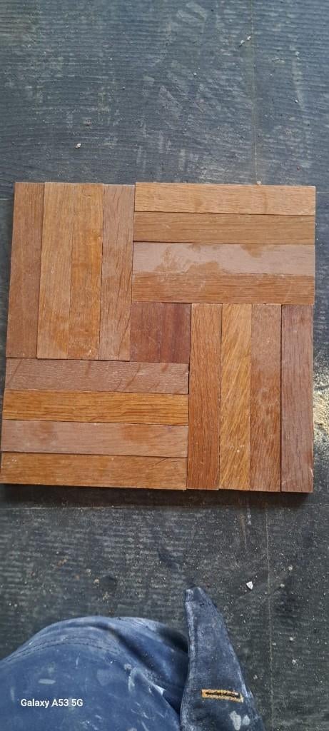 Beau parquet mosaïque, Mosaique, 25 à 50 m², Parquet, Comme neuf