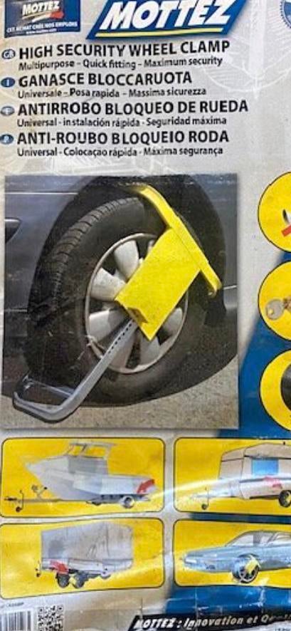 Antivol de roue neuf, Neuf
