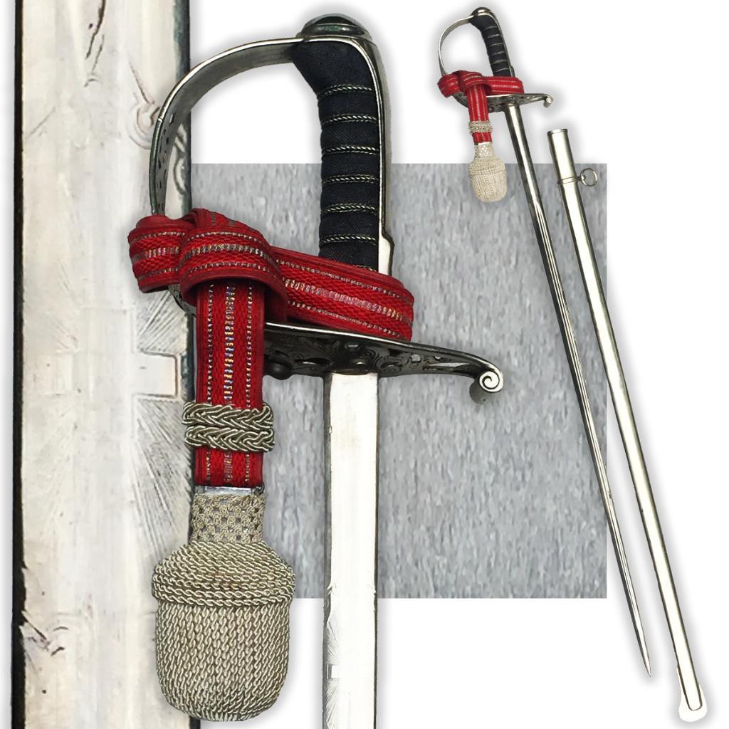 🚨Rare sabre de cavalerie Suisse Lame gravée XIX, Collections, Envoi, Armée de terre, Épée ou sabre