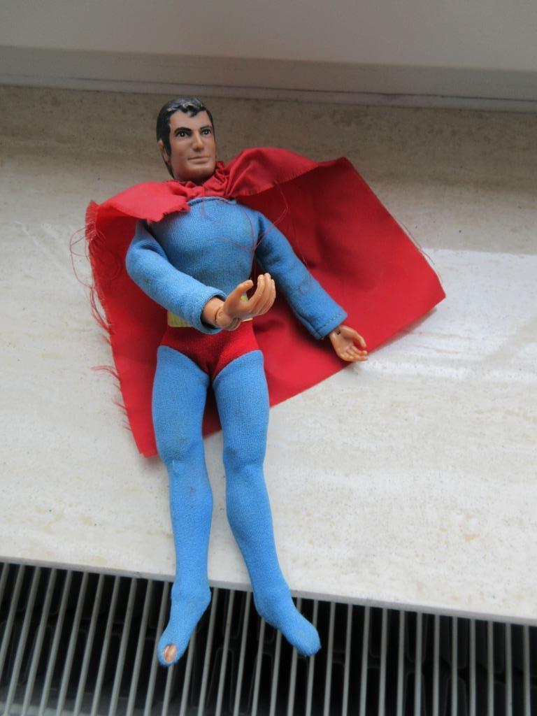 Figurine Superman Mego Corp 1974 Reg US Pat off Hong Kong, Enlèvement