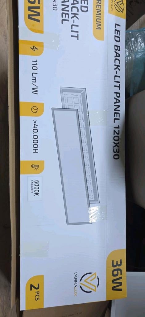 Lot de panneaux LED - Neuf -, Maison & Meubles, Enlèvement ou Envoi, Neuf, Autres matériaux, Led panelen