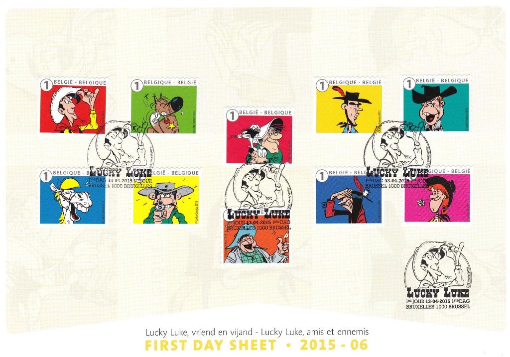 Année 2015 : FDS 2015-06 - 4507-4516 - Carnet 153 - Lucky Lu, Ophalen