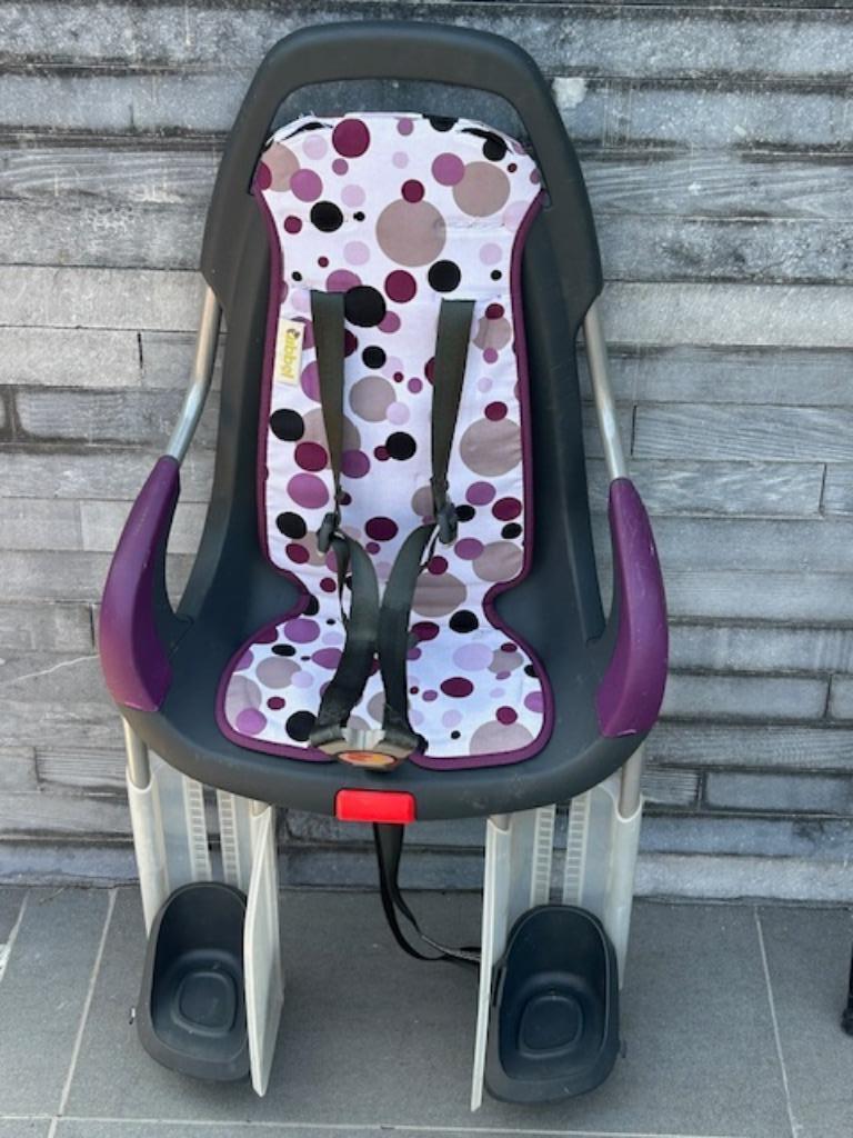 Fietsstoel Qibbel, Ophalen, Achterzitje, Voetsteuntjes, 9 t/m 18 kg