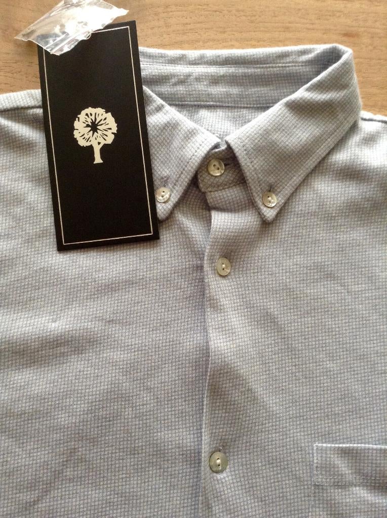 T.xs lichtblauw Buissonniere overhemd voor heren, Ophalen of Verzenden, Nieuw, Blauw