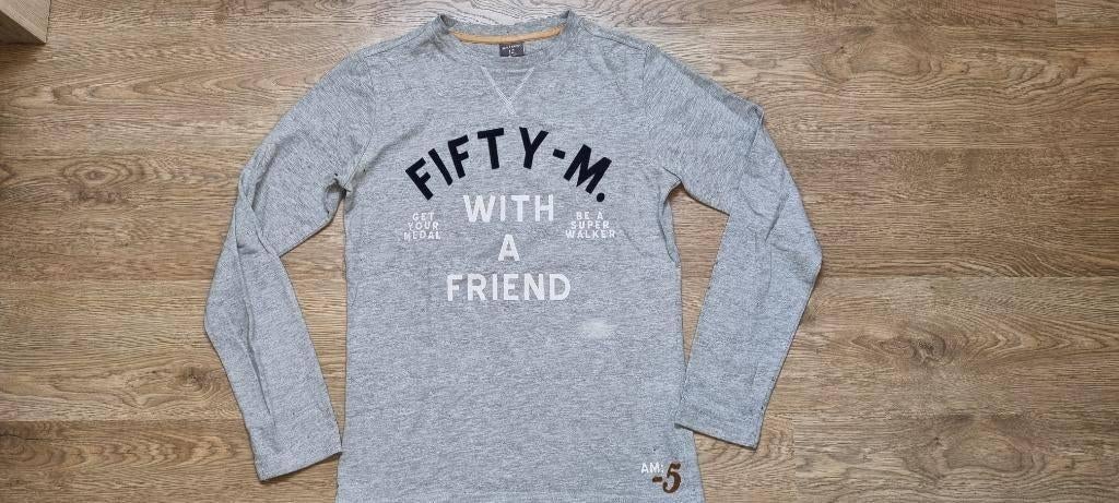 grijze longsleeve Baker Bridge maat 152, Enfants & Bébés, Garçon, Enlèvement ou Envoi, Chemise ou À manches longues, Comme neuf