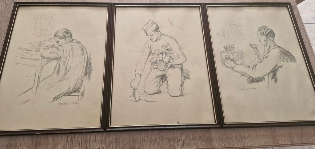 Schets van Samuel Devriendt, Ophalen, Zo goed als nieuw