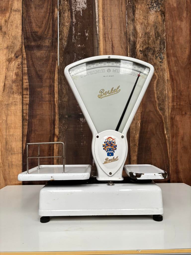 Berkel weegschaal antiek, Elektronische apparatuur, Weegschalen, Ophalen, Gebruikt, Winkelweegschaal, Analoog
