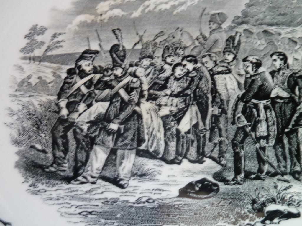 ASSIETTE SERIE NAPOLEON "MORT DU GENERAL LANNES " BOCH..., Antiquités & Art, Enlèvement