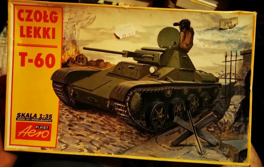 AEROPLAST char Lekki T-60 à l'échelle 1/35 1996, Hobby & Loisirs créatifs, Modélisme | Voitures & Véhicules, Autres marques, Tank