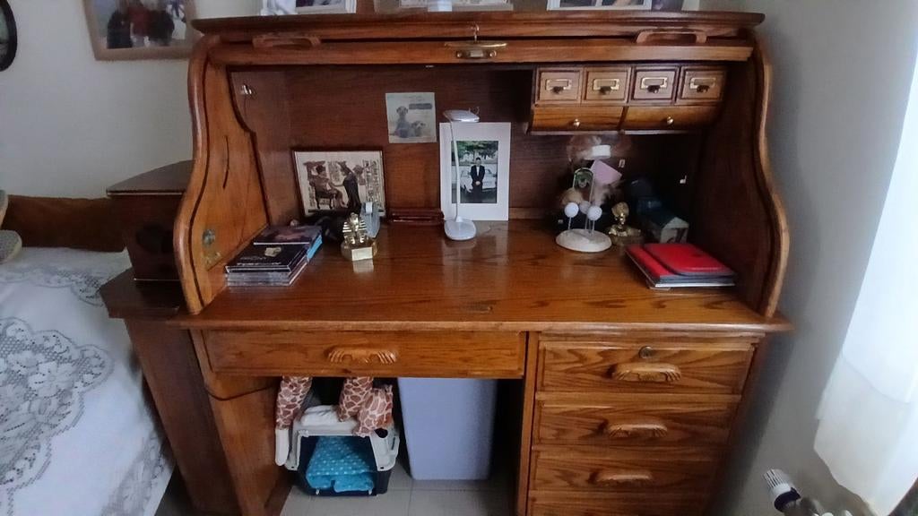 Bureau Americain en chêne, Huis en Inrichting, Ophalen