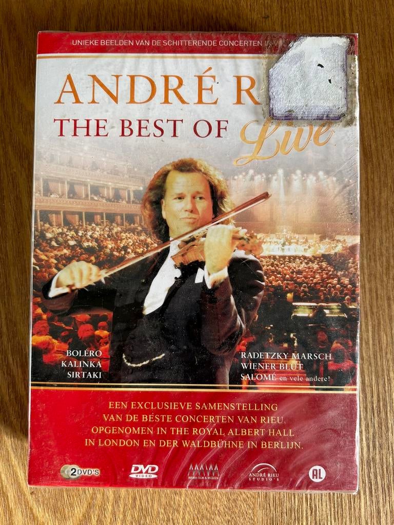 DVD André Rieu the best of Live (nieuw), Cd's en Dvd's, Alle leeftijden, Boxset, Muziek en Concerten, Ophalen of Verzenden