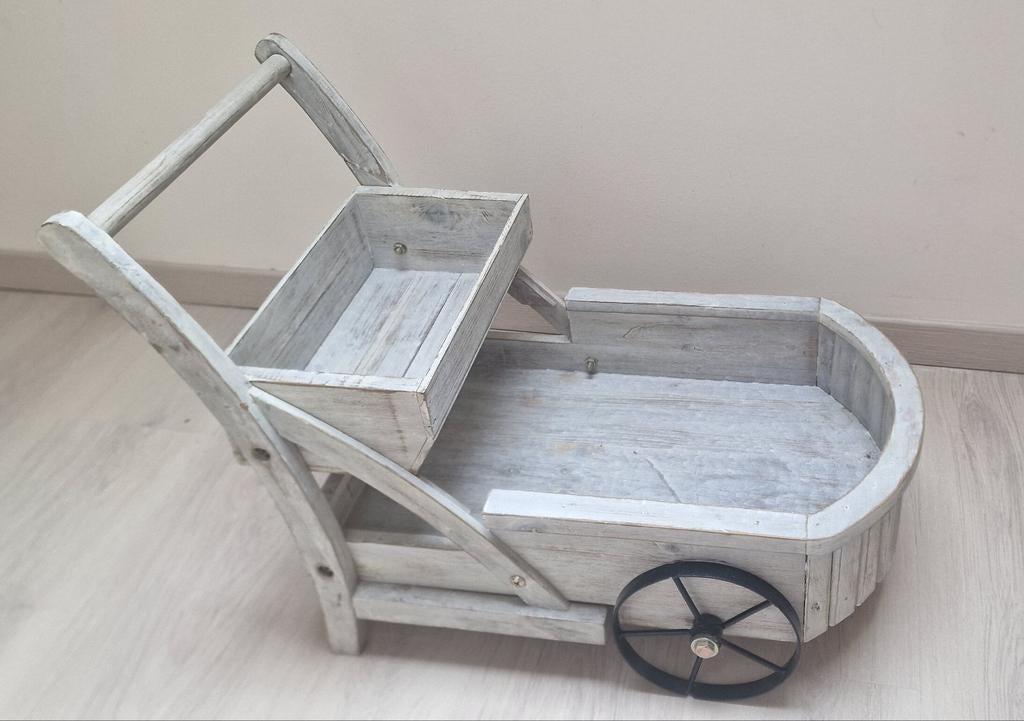 Decoratie karretje in hout, Enlèvement ou Envoi, Comme neuf