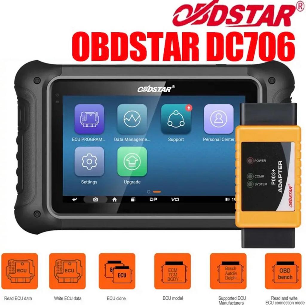 ECU OBDSTAR DC706 et adaptateur P004, Enlèvement ou Envoi, Neuf