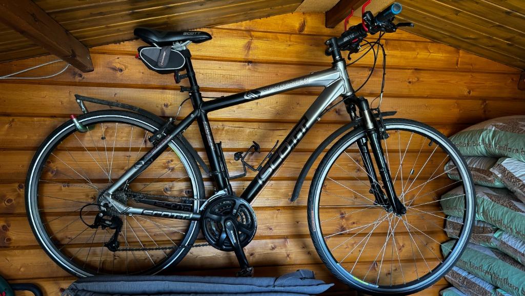 Scott Sportster P4 zwart, 28 inch, Gebruikt, Vering, Meer dan 20 versnellingen