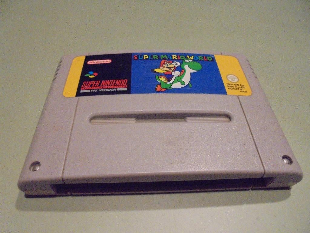 Super Nintendo Super Mario World (orig), Games en Spelcomputers, Games | Nintendo Super NES, Ophalen of Verzenden, Gebruikt, Avontuur en Actie