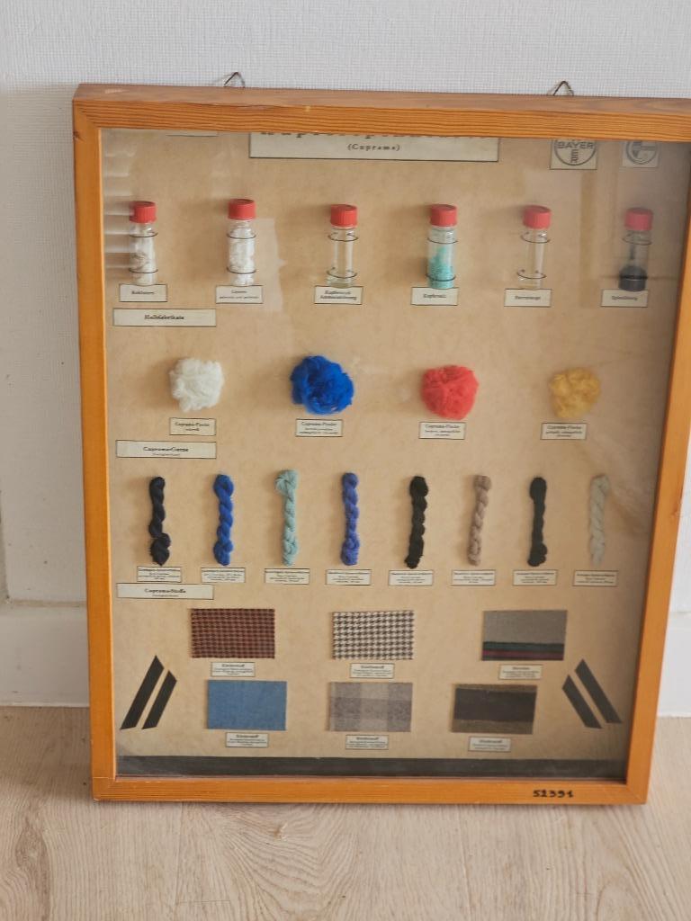 Schoolplaat kabinet kupferspinnfaser, Antiquités & Art, Enlèvement ou Envoi