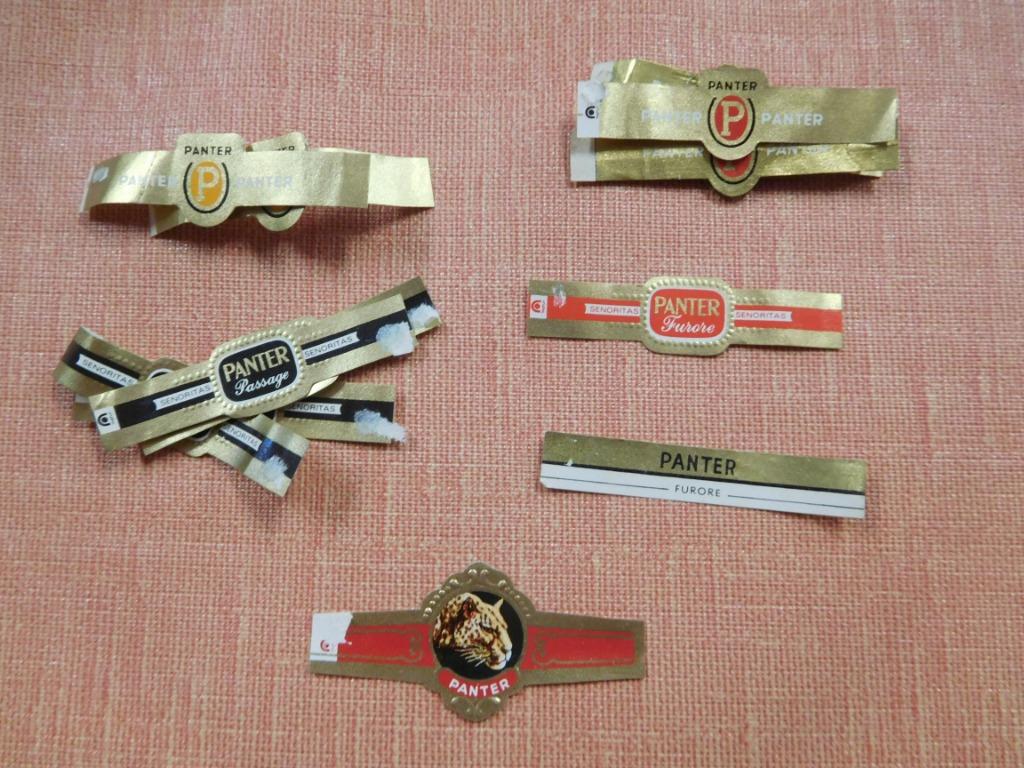 fabrikant van sigarenringen Panter, Ophalen of Verzenden, Gebruikt, Sigarenbandjes