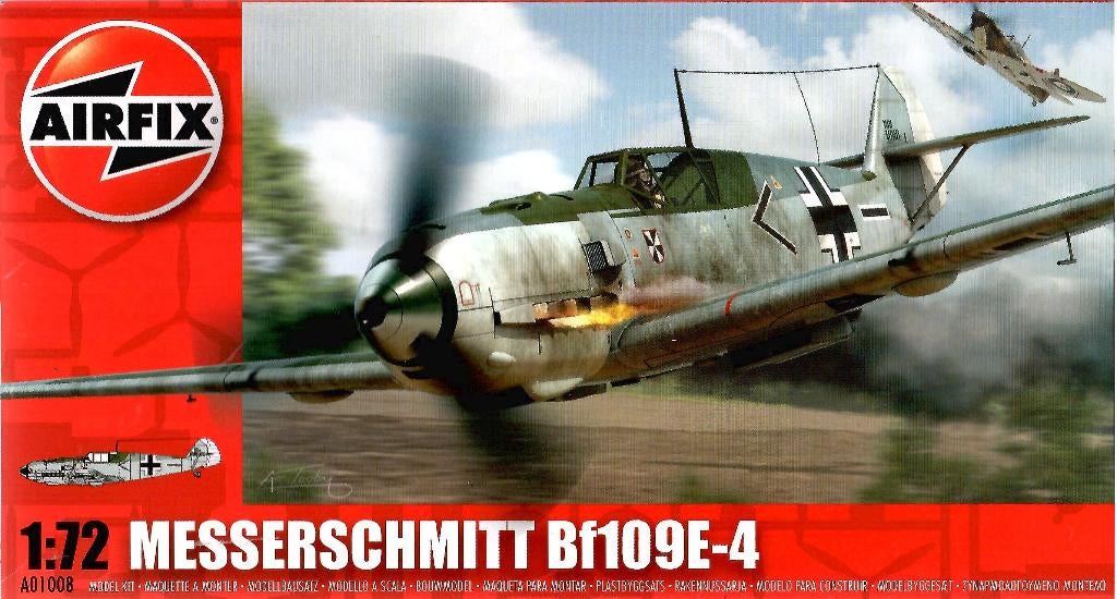 Airfix Messerschmitt Bf 109 E-4    1/72, Overige merken, 1:72 tot 1:144, Ophalen of Verzenden, Zo goed als nieuw