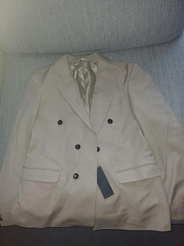 Nouvelle veste de costume beige, Vêtements | Hommes, Enlèvement ou Envoi, Comme neuf, Taille 52/54 (L), Beige