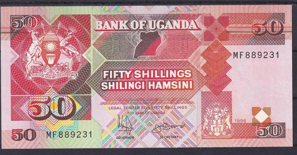 Ouganda, lot de 9 billets, Enlèvement ou Envoi, Autres pays, Série