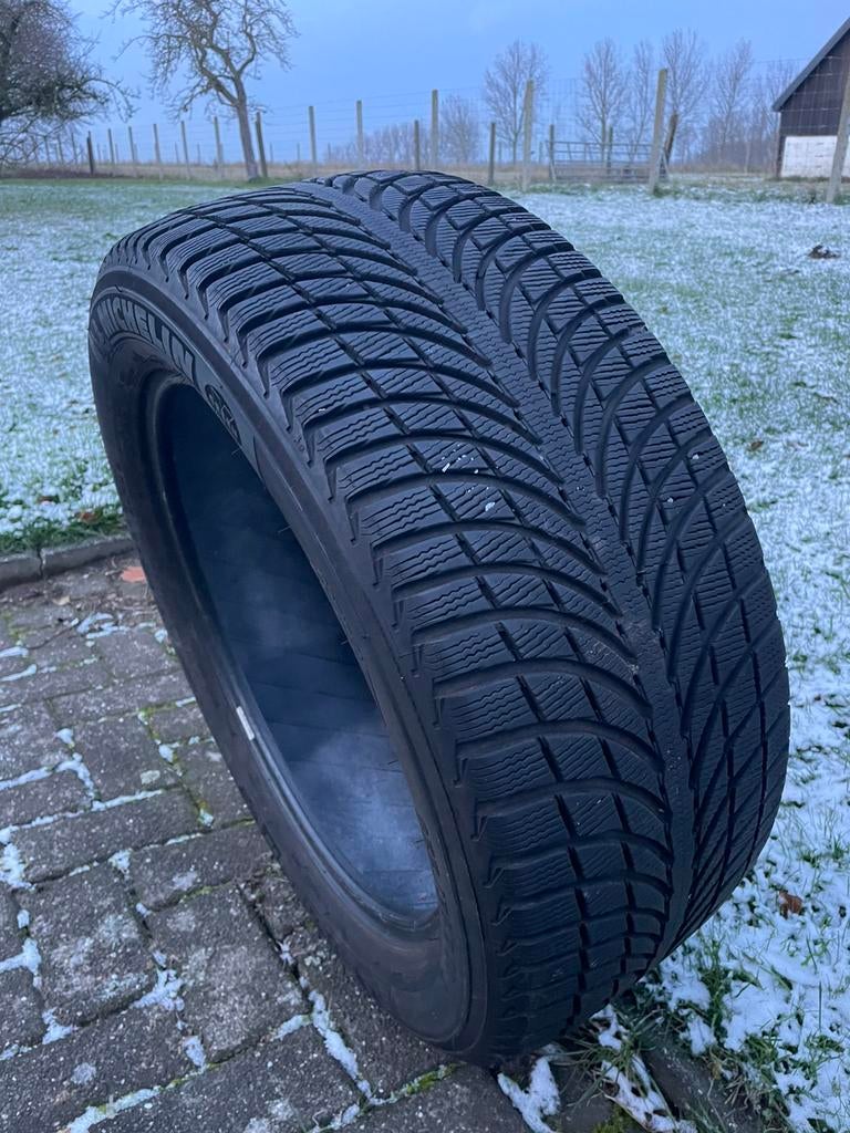 4 x Michelin Latitude Alpin LA2 winterbanden 255/50 R20 109V, Auto-onderdelen, Banden en Velgen, Ophalen, Gebruikt, 255 mm, Winterbanden