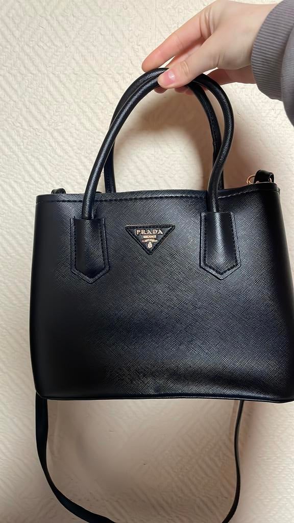 Prada tas dames, Ophalen, Gebruikt, Zwart, Handtas