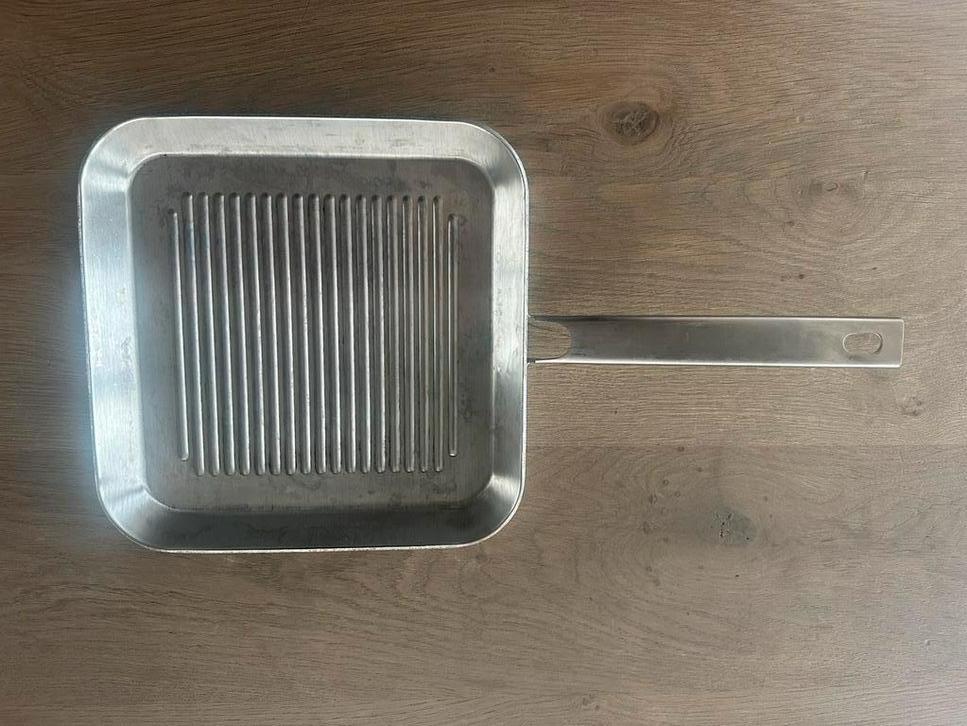 Poêle à griller Demeyere, Maison & Meubles, Cuisine | Casseroles & Poêles, Comme neuf, Enlèvement ou Envoi