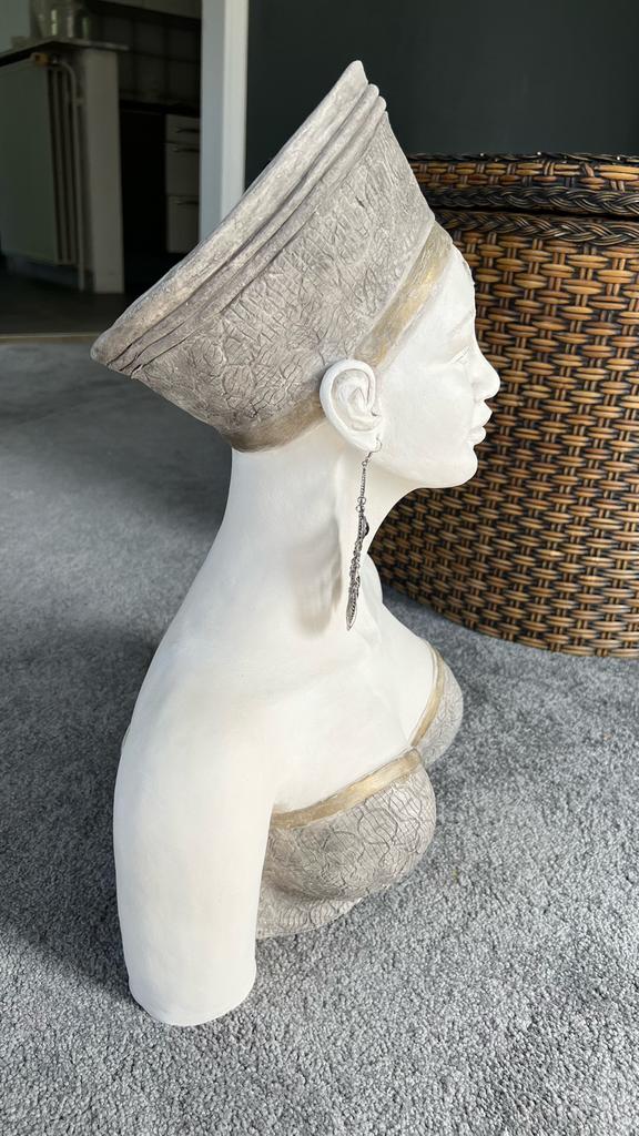 Grote vrouwelijke buste van Magda Meijer, Antiek en Kunst, Kunst | Beelden en Houtsnijwerken, Ophalen